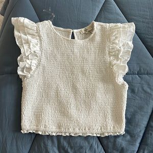 White summer top